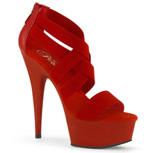 Cargar imagen en el visor de la galería, Tacones Pleaser DELIGHT-669 Rojo Elastic Band
