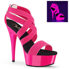 Cargar imagen en el visor de la galería, Tacones Pleaser DELIGHT-669UV Neon H. Rosa
