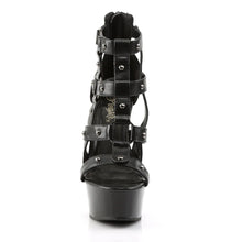 Load image into Gallery viewer, Tacones Pleaser DELIGHT-682 Negro Piel Sintética

