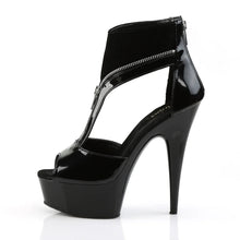 Cargar imagen en el visor de la galería, Tacones Pleaser DELIGHT-690 Negro Charol Lamy
