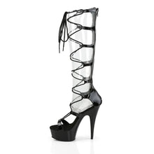 Carregar imagem no visualizador da galeria, Tacones Pleaser DELIGHT-698 Negro Charol

