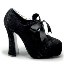 Load image into Gallery viewer, Zapatos con plataforma Demonia DEMON-11 Negro Satin-Negro Lace

