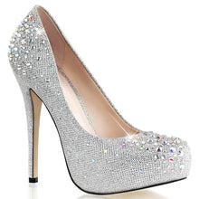 Load image into Gallery viewer, Zapatos Fabulicious DESTINY-06R Plata Purpurina Fabric
