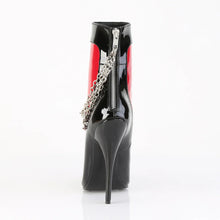 Cargar imagen en el visor de la galería, Botas Devious DOMINA-1033 Negro Rojo Charol
