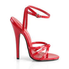 Cargar imagen en el visor de la galería, Tacones Devious DOMINA-108 Rojo Charol
