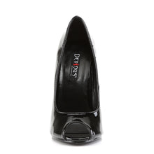 Cargar imagen en el visor de la galería, Tacones Devious DOMINA-212 Negro Charol
