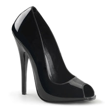 Cargar imagen en el visor de la galería, Tacones Devious DOMINA-212 Negro Charol
