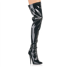 Cargar imagen en el visor de la galería, Botas Devious DOMINA-3000 Negro Str Charol
