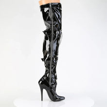 Cargar imagen en el visor de la galería, Botas Devious DOMINA-3027 Negro Charol
