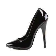 Cargar imagen en el visor de la galería, Tacones Devious DOMINA-420 Negro Charol
