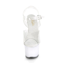 Carregar imagem no visualizador da galeria, Tacones Pleaser ECHOLITE-708 Transparente White Glow
