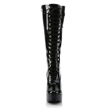 Cargar imagen en el visor de la galería, Tacones Pleaser ELECTRA-2020 Negro Charol
