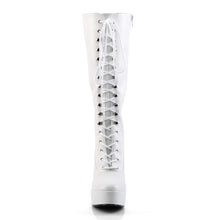 Cargar imagen en el visor de la galería, Tacones Pleaser ELECTRA-2020 Blanco Piel Sintética
