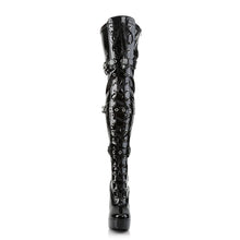 Cargar imagen en el visor de la galería, Tacones Pleaser ELECTRA-3028 Negro Str Charol

