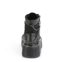 Load image into Gallery viewer, Botines Demonia EMILY-114 Negro Canvas-Piel vegana
