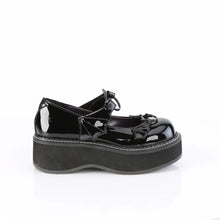 Cargar imagen en el visor de la galería, Zapatos con plataforma Demonia EMILY-23 Negro Pat
