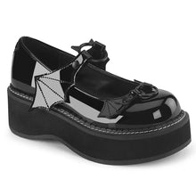 Cargar imagen en el visor de la galería, Zapatos con plataforma Demonia EMILY-23 Negro Pat
