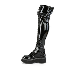 Load image into Gallery viewer, Botas (Over the Knee) Demonia EMILY-375 Negro Pat
