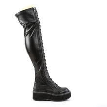 Load image into Gallery viewer, Botas (Over the Knee) Demonia EMILY-375 Negro Str Piel vegana
