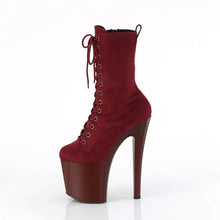 Load image into Gallery viewer, Tacones Pleaser ENCHANT-1040 Burdeos Faux Suede
