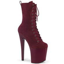 Load image into Gallery viewer, Tacones Pleaser ENCHANT-1040 Burdeos Faux Suede
