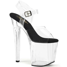 Carregar imagem no visualizador da galeria, Tacones Pleaser ENCHANT-708 Transparente Negro
