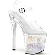 Carregar imagem no visualizador da galeria, Tacones Pleaser ENCHANT-708AQUA-02 Transparente Plata
