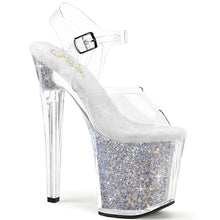 Carregar imagem no visualizador da galeria, Tacones Pleaser ENCHANT-708RSI Transparente Plata
