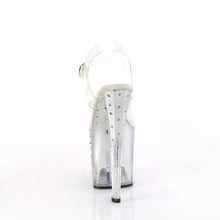 Cargar imagen en el visor de la galería, Tacones Pleaser ENCHANT-708T-LT Transparente Plata
