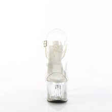 Carregar imagem no visualizador da galeria, Tacones Pleaser ESTEEM-708 Transparente Plata Cromo
