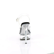 Cargar imagen en el visor de la galería, Tacones Pleaser EXCITE-608 Transparente Negro
