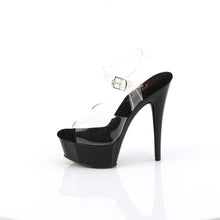 Cargar imagen en el visor de la galería, Tacones Pleaser EXCITE-608 Transparente Negro
