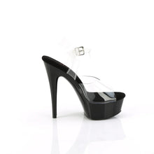 Cargar imagen en el visor de la galería, Tacones Pleaser EXCITE-608 Transparente Negro
