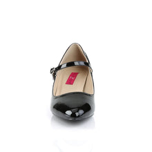 Cargar imagen en el visor de la galería, Tacones Pleaser Pink Label FAB-425 Negro Charol

