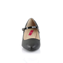 Carregar imagem no visualizador da galeria, Tacones Pleaser Pink Label FAB-425 Negro Piel Sintética
