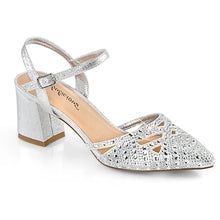 Cargar imagen en el visor de la galería, Zapatos Fabulicious FAYE-06 Plata Shimmering Fabric
