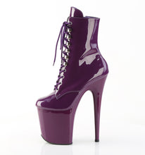 Cargar imagen en el visor de la galería, Botas Pleaser FLAMINGO-1020 - Morado charol / Morado
