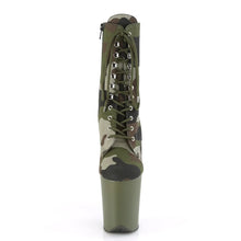 Cargar imagen en el visor de la galería, Tacones Pleaser FLAMINGO-1020CAMO Verde Camo Fabric
