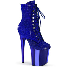 Cargar imagen en el visor de la galería, Tacones Pleaser FLAMINGO-1020CHRS Royal Azul Cromo
