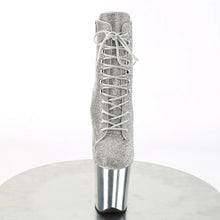 Cargar imagen en el visor de la galería, Tacones Pleaser FLAMINGO-1020CHRS Plata Cromo
