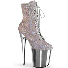 Cargar imagen en el visor de la galería, Tacones Pleaser FLAMINGO-1020CHRS Plata Cromo
