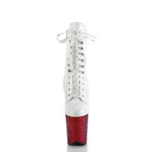 Load image into Gallery viewer, Tacones Pleaser FLAMINGO-1020HG Blanco Holo Charol
