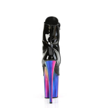Cargar imagen en el visor de la galería, Tacones Pleaser FLAMINGO-1020RC Negro Charol Rainbow
