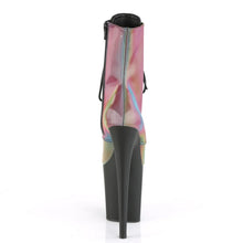 Load image into Gallery viewer, Tacones Pleaser FLAMINGO-1020REFL Rainbow Reflective Negro
