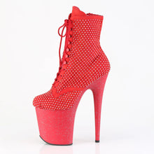 Cargar imagen en el visor de la galería, Tacones Pleaser FLAMINGO-1020RM Rojo Faux Suede
