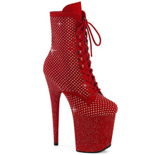 Cargar imagen en el visor de la galería, Tacones Pleaser FLAMINGO-1020RM Rojo Faux Suede
