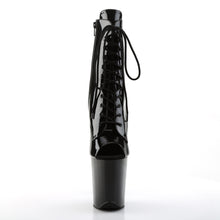 Cargar imagen en el visor de la galería, Botas Pleaser FLAMINGO-1021 - Negro charol / Negro
