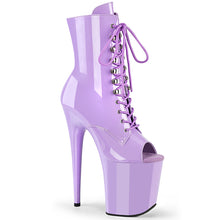 Load image into Gallery viewer, Pleaser FLAMINGO-1021 Boots - Lavender Patent / Lavender
