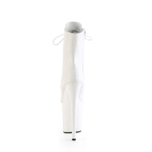 Load image into Gallery viewer, Pleaser FLAMINGO-1021 Boots - White Faux Leather / White Matte
