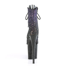 Cargar imagen en el visor de la galería, Tacones Pleaser FLAMINGO-1021OMBG Morado Purpurina Negro
